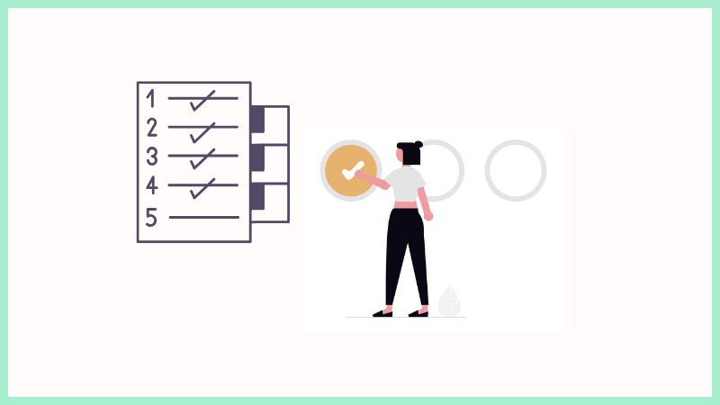 50代のセルフhenna(ヘナ)二度染めの具体的な手順をまとめたチェックリスト画像。失敗を防ぐための温度や待ち時間のルールを順番に解説。