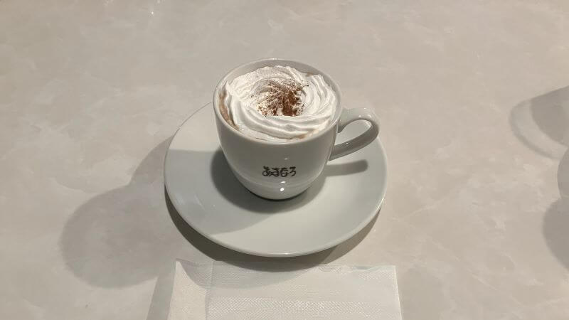 cafeあすなろのココア