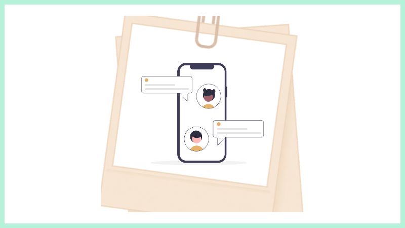 マッチングアプリで相手からLINE交換を打診され、スマホの画面を前に期待と不安で迷う様子をイメージしたイラスト。50代慎重派が直面する、リアルな葛藤を象徴する画像。