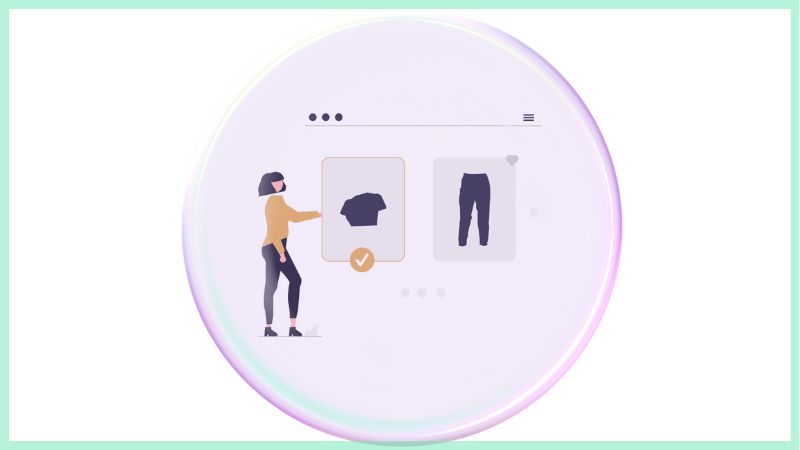 50代、初対面、服装を選んでいるようす