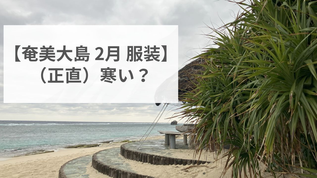 奄美大島2月服装、正直寒い？