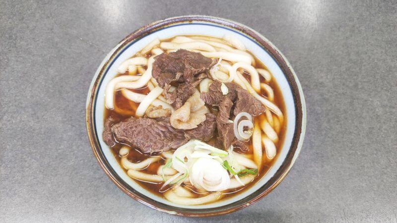 中村屋「馬肉うどん」