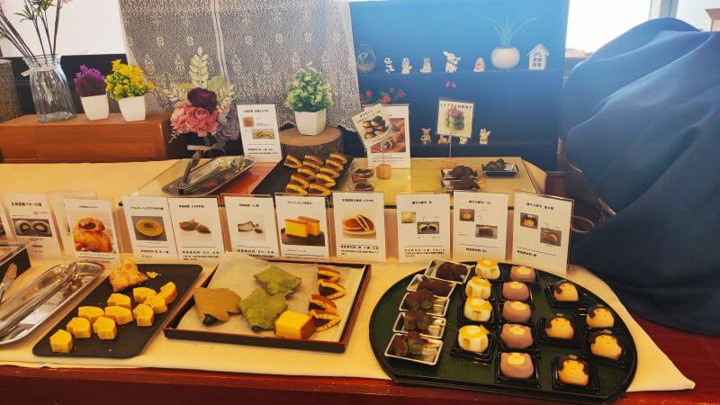 ランチバイキングの和菓子