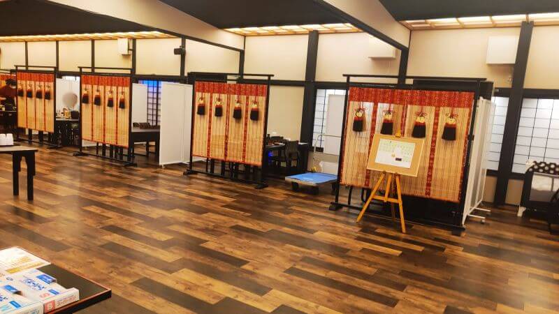 夕食会場
