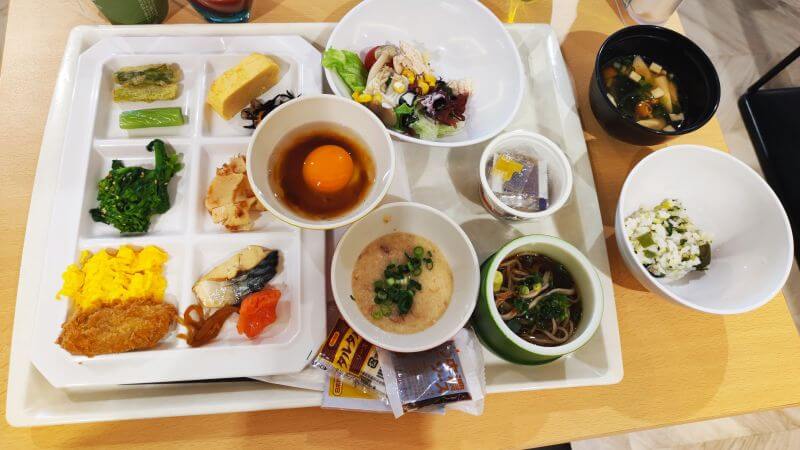ホテルナガノアベニューの朝食で食べたもの