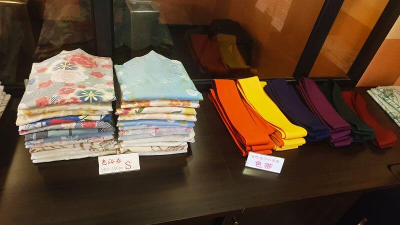 亀屋本店旅館の選べる浴衣
