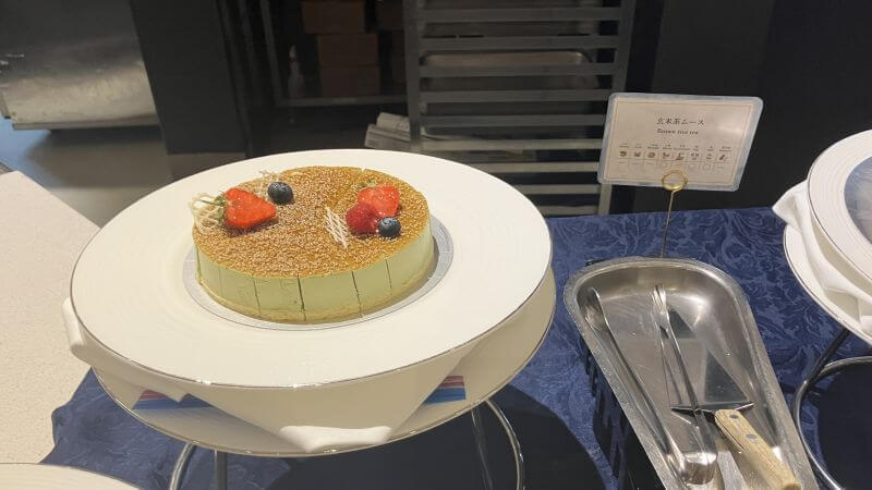 ヴェルデュールの玄米茶ムース