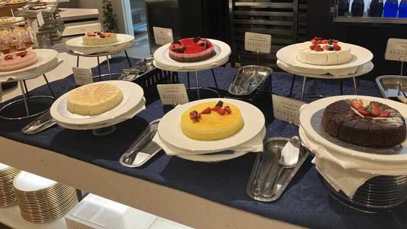 ヴェルデュールのスイーツビュッフェ