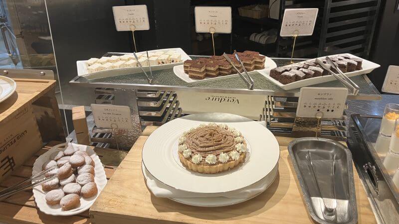 ヴェルデュールのスイーツビュッフェ