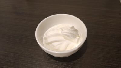 スイーツビュッフェのアイスクリーム