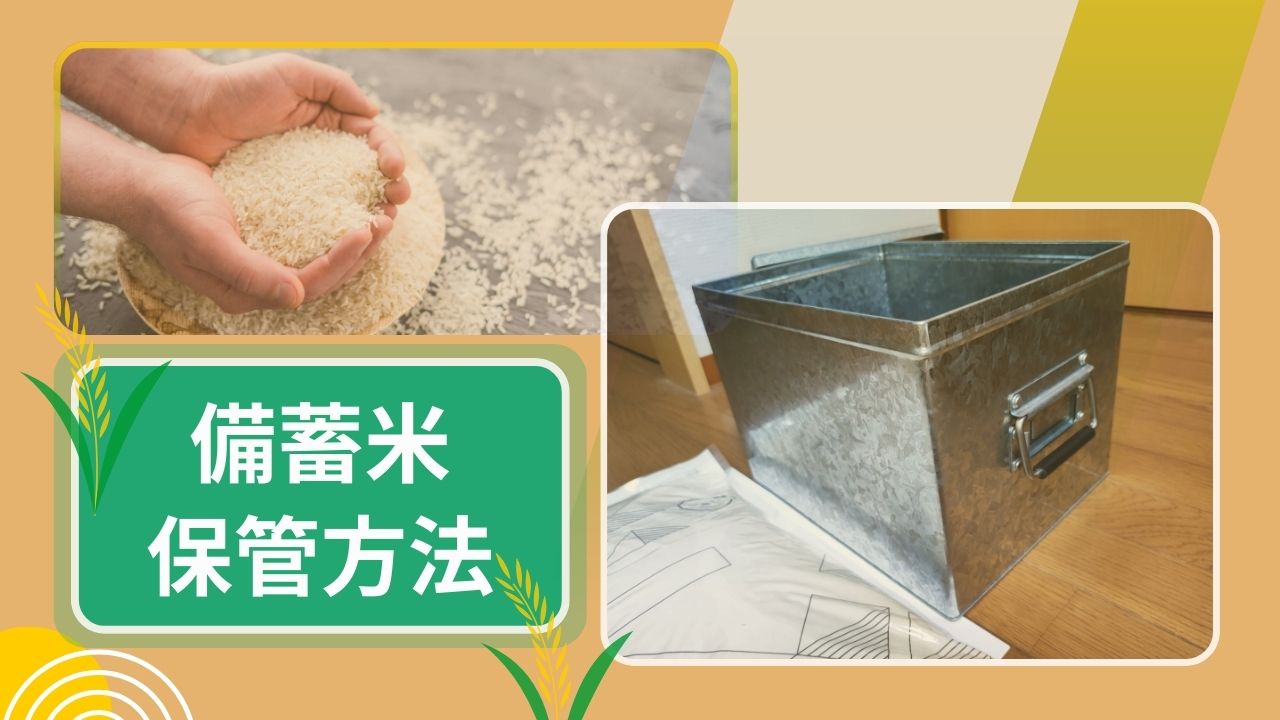 備蓄米の保管方法
