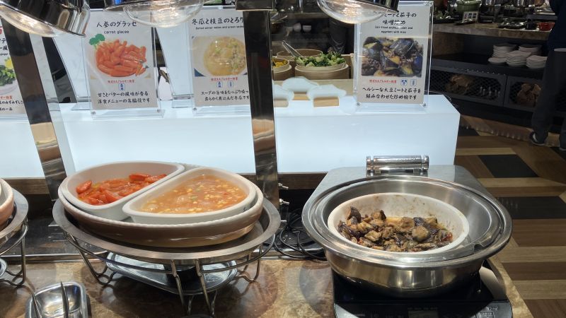 センチュリーマリーナ函館の朝食「洋食総菜」