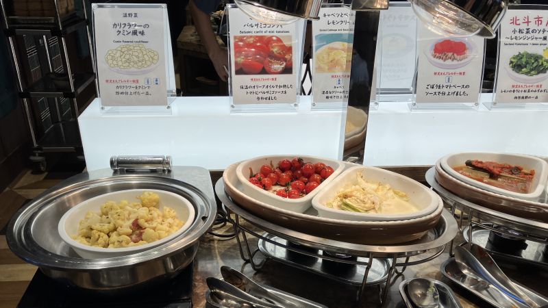 センチュリーマリーナ函館の朝食「洋食総菜」