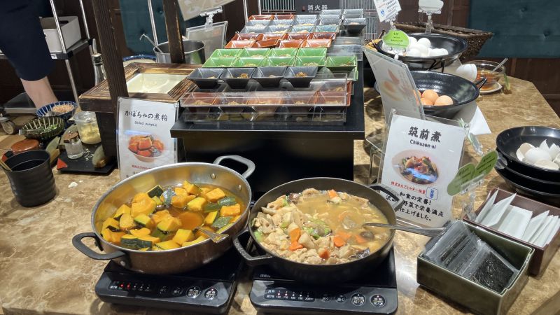 センチュリーマリーナ函館の朝食「和食総菜」