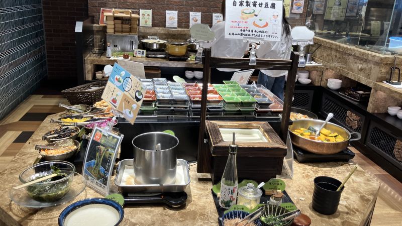 センチュリーマリーナ函館の朝食「和食総菜」