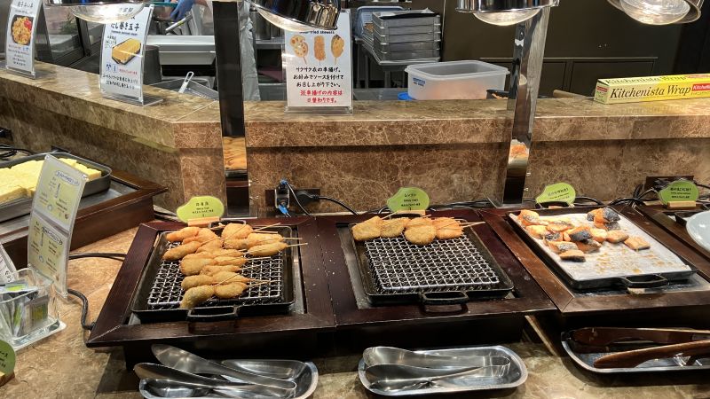 センチュリーマリーナ函館の朝食「揚げ物」