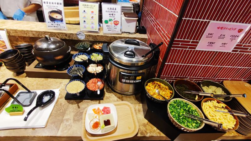 センチュリーマリーナ函館の朝食「おみそ汁」