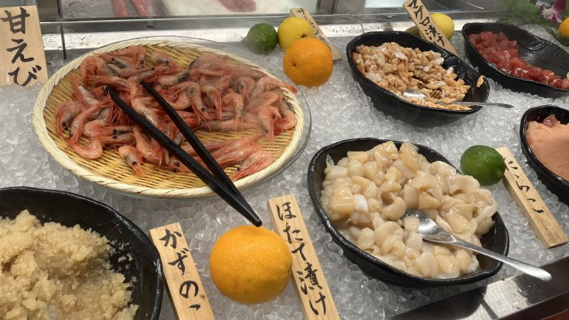 センチュリーマリーナ函館の朝食「海鮮」