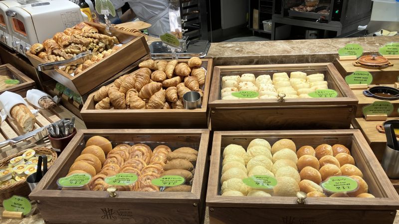 センチュリーマリーナ函館の朝食「ブレッド」