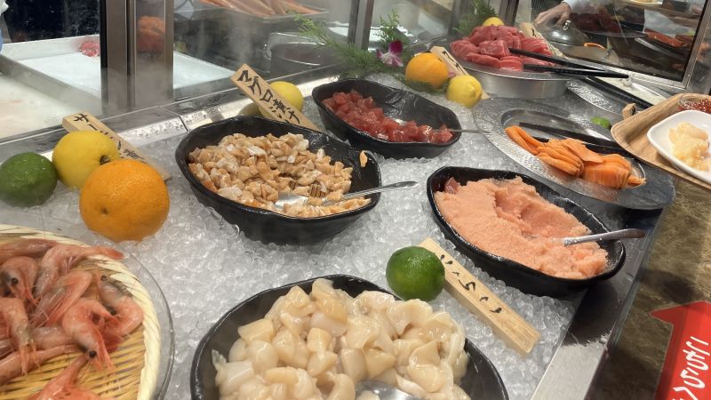 センチュリーマリーナ函館の朝食「海鮮」