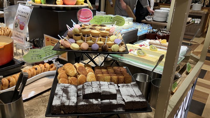 センチュリーマリーナ函館の朝食「スイーツ」