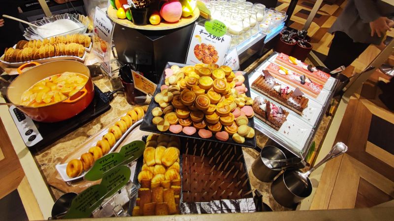 センチュリーマリーナ函館の朝食「スイーツ」
