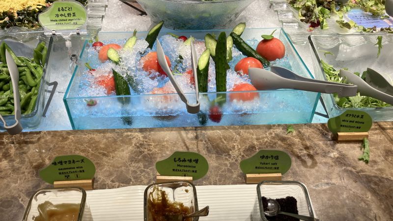 センチュリーマリーナ函館の朝食「サラダ」