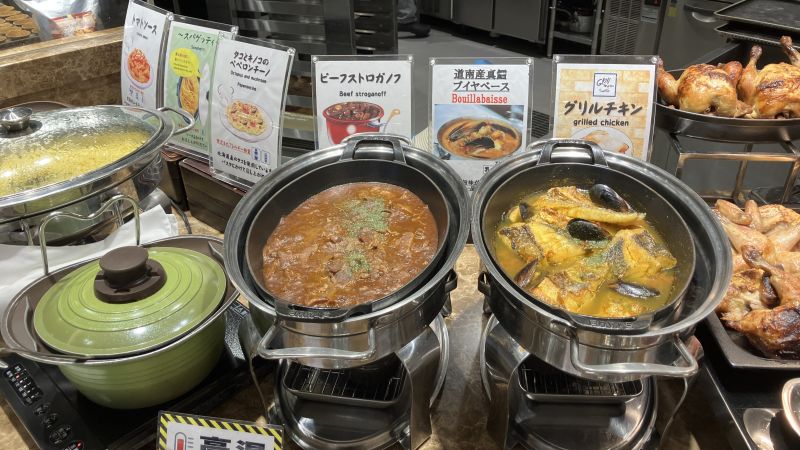 センチュリーマリーナ函館の朝食「洋食」