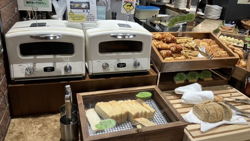 センチュリーマリーナ函館の朝食「パン」