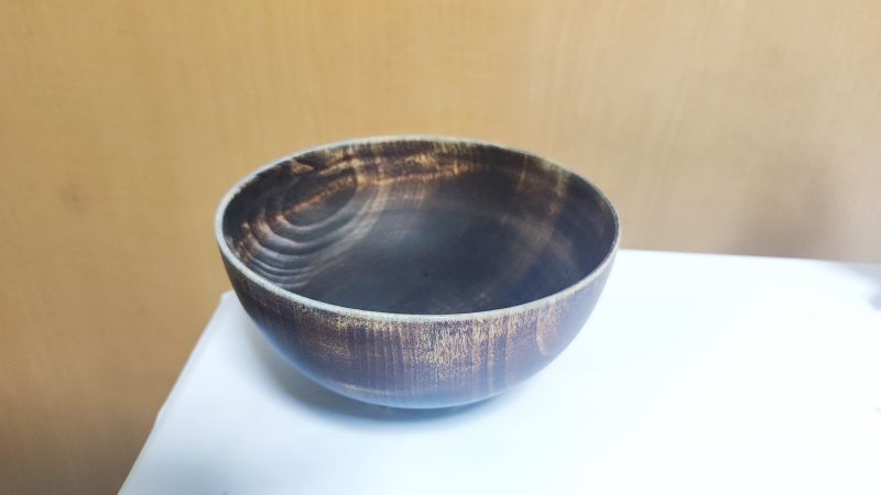 12年間使い込んだ栃の木のお椀1つ