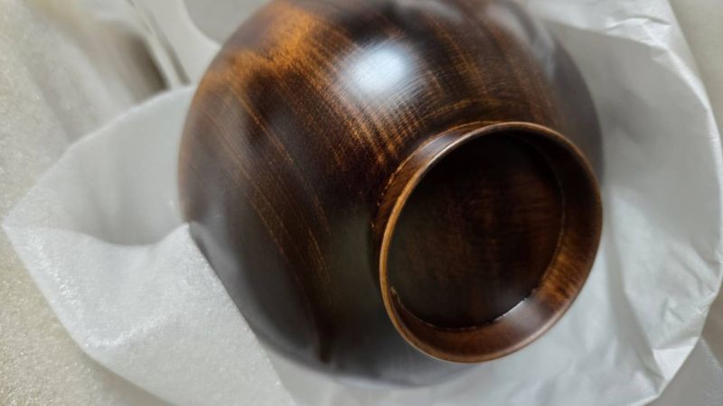 蘇ったお椀を初めて開けてみたところ