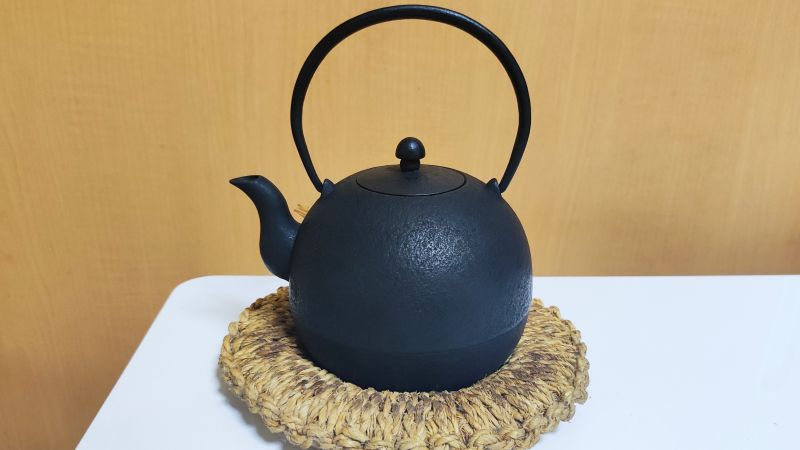 新しく仲間入りした南部鉄器の鉄瓶