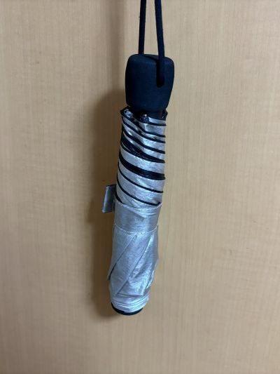 ひだを1枚ずつ綺麗に整えてたたんだユーロシルムの日傘